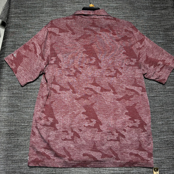 Walter Hagen Polo Shirt Men's XL Red Short Sleeve Majors Stretch - Picture 10 of 12